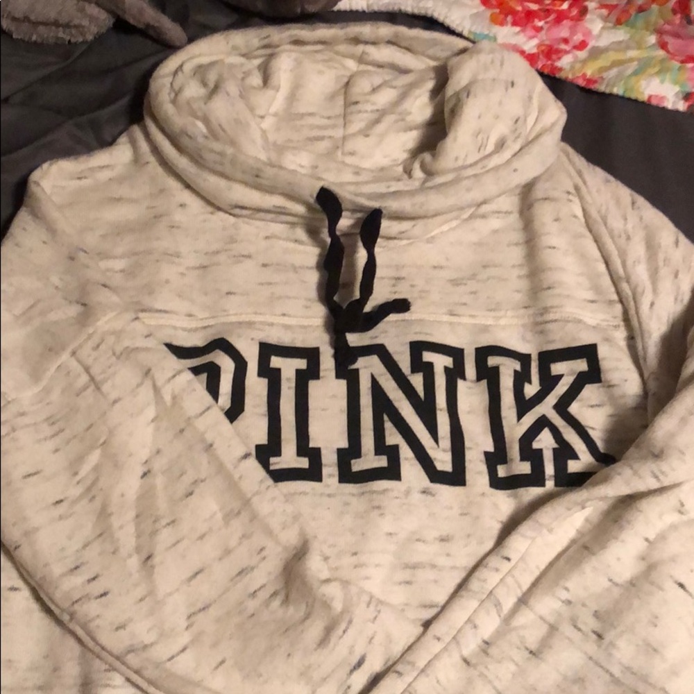 Cowl neck sweatshirt PINK